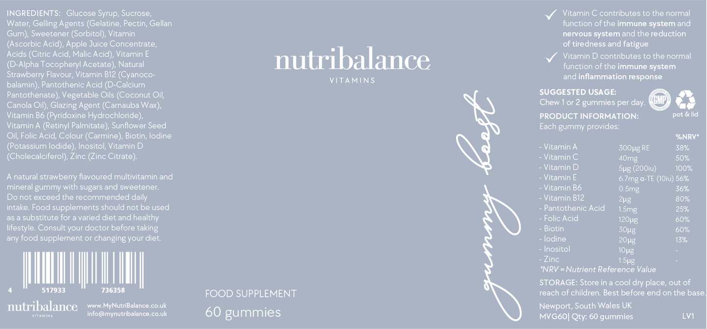 multivitamin gummy boost